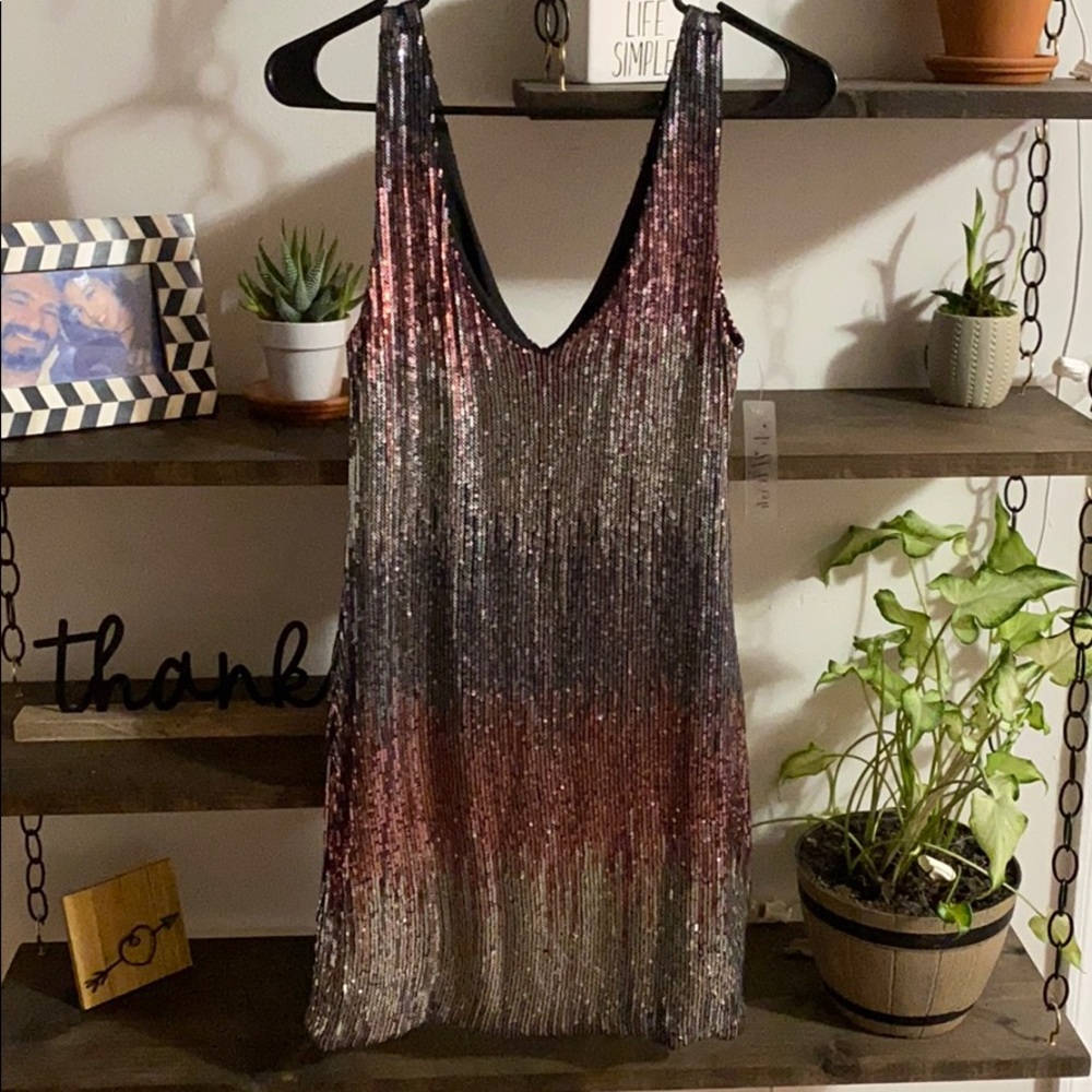 Sequence mini dress